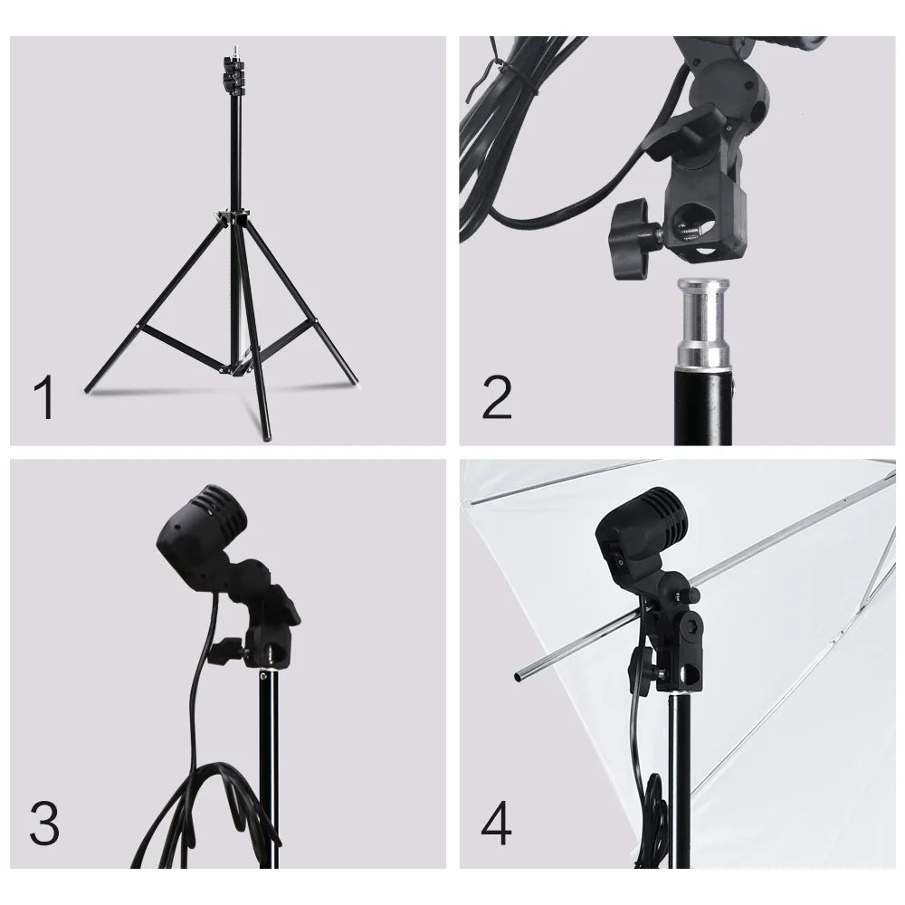 Photography Photo Studio Softbox Lighting Kit