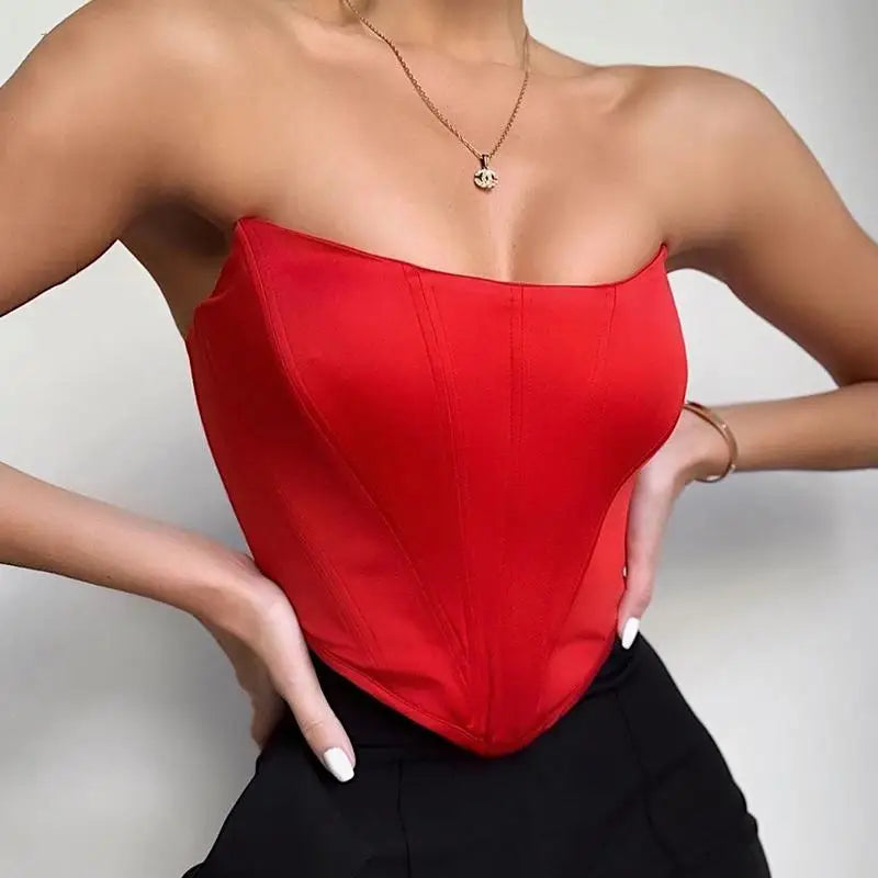 Fashion Sexy Corset Crop Top