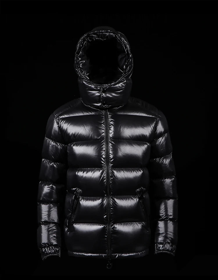 Men Down Jacket Coat Fashion Male Down Coat Hooded Men