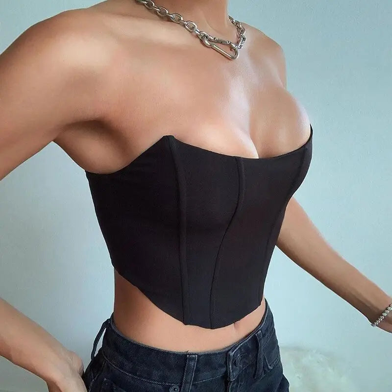 Fashion Sexy Corset Crop Top