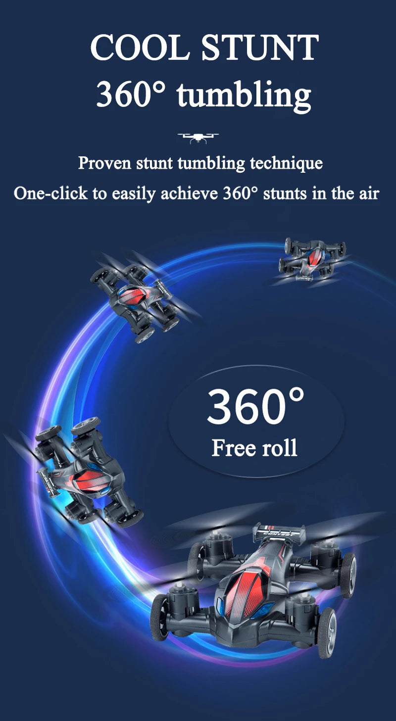 Land-Air Mini Drone Plane Aircraft Dual-Mode