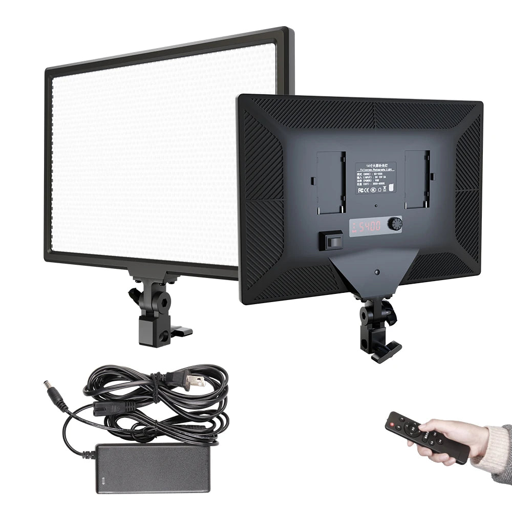 14'' LED Video Light Photography Selfie Dimmable Panel Lighting Photo