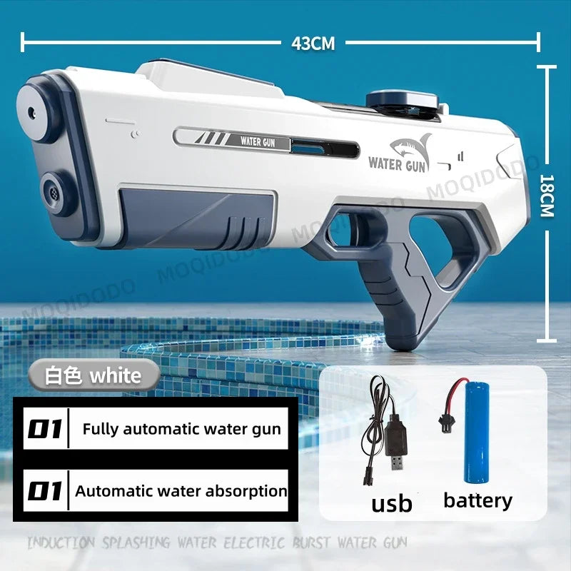 Automatic Water Gun Toys High pressure Big Capacity High-Tech Electric Water Blaster