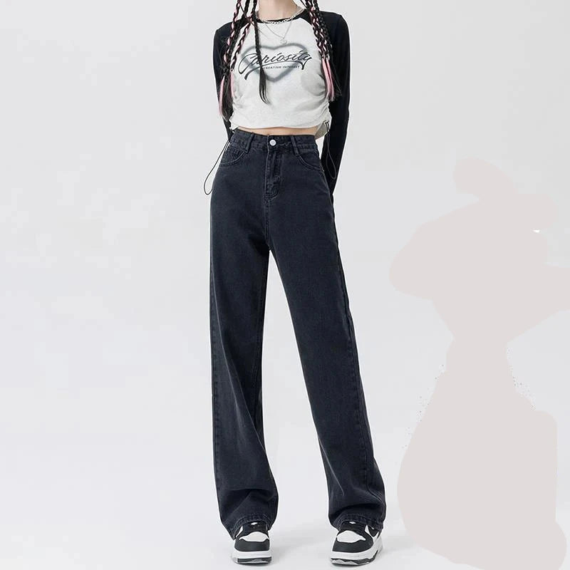 Woman Vintage Wide Leg Jeans