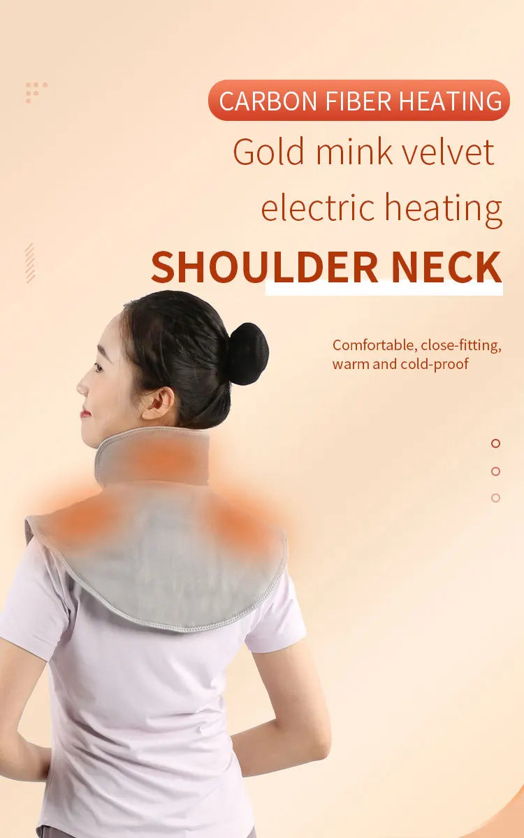 Electric Neck Pad Massager Heating Shoulder