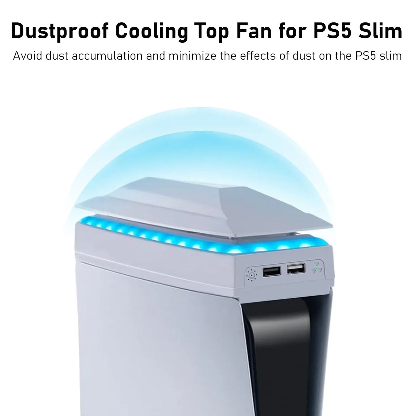 LED Cooling Fan for PS5