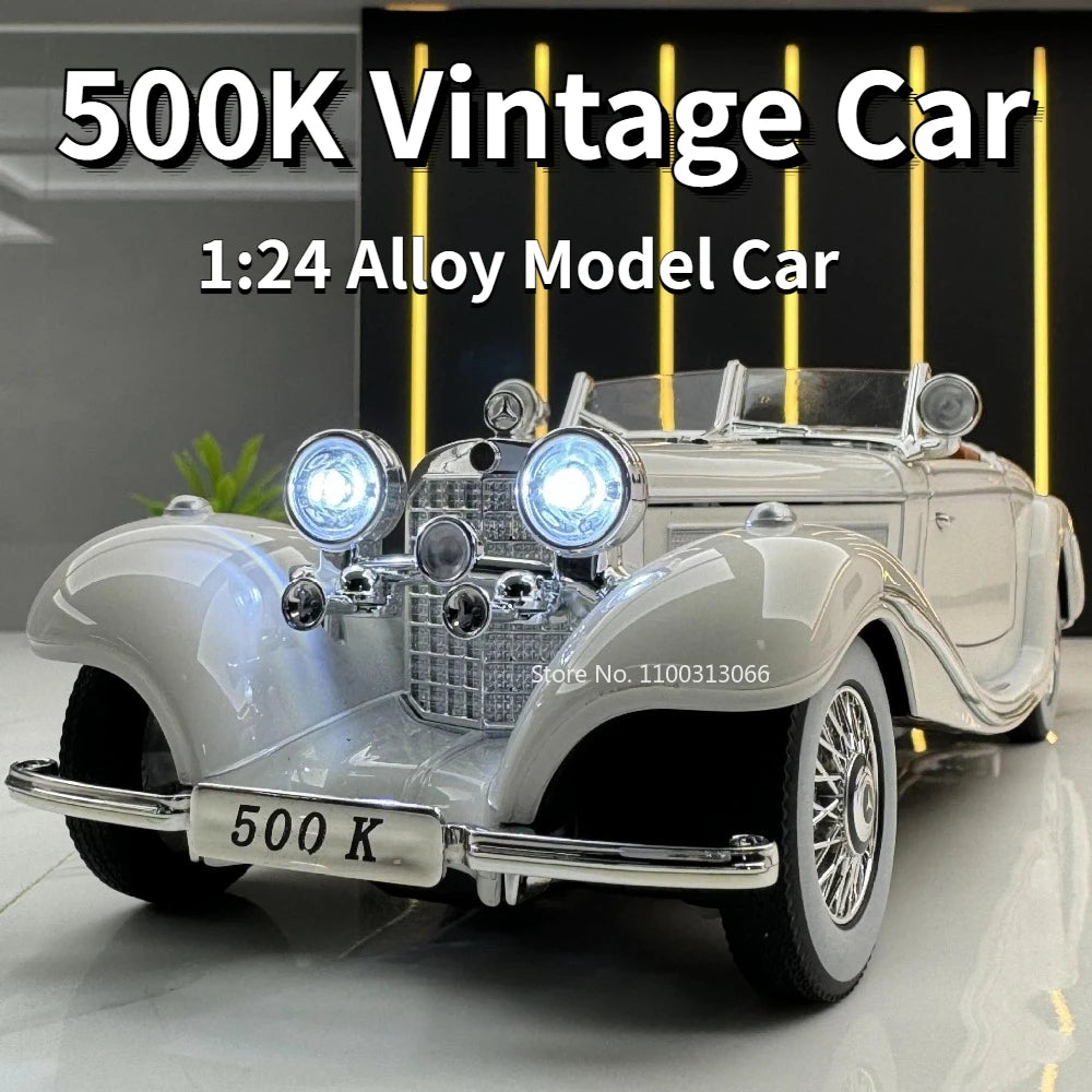 Scale 500K Vintage Car Model Toy