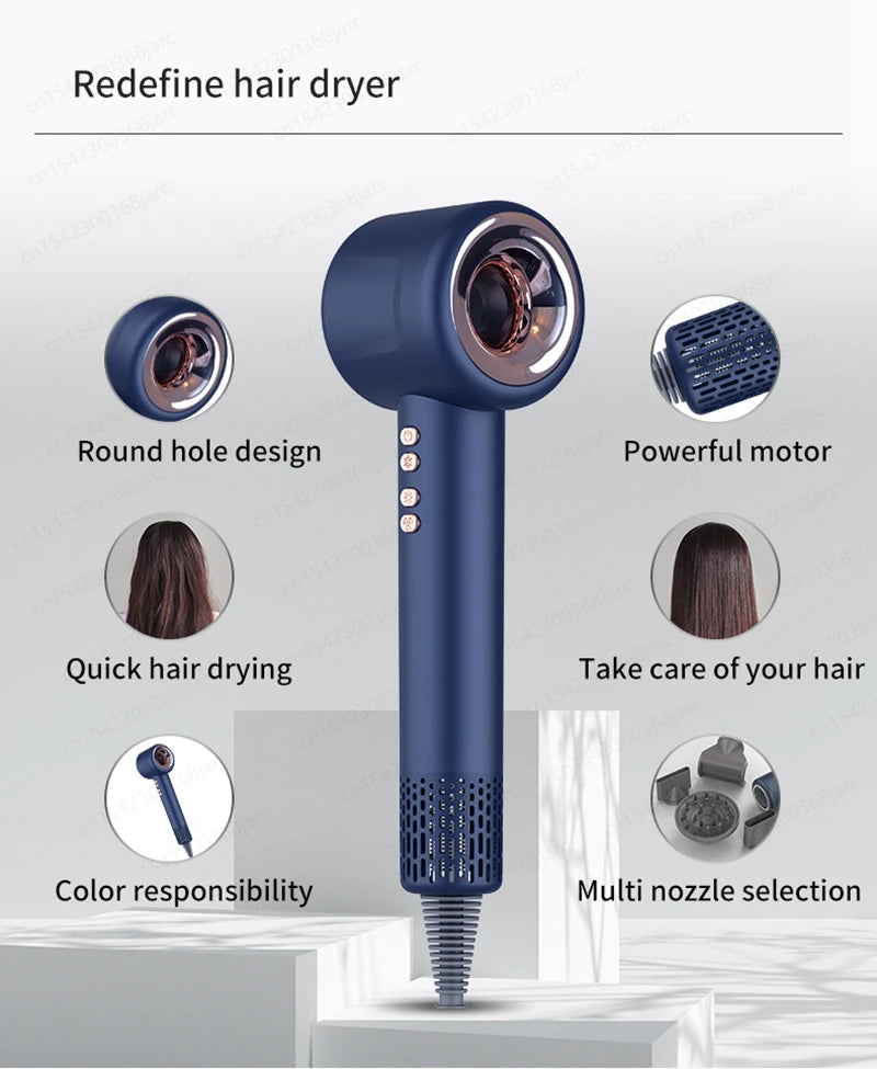 Super Hair Dryer 220V Leafless Hair dryer Personal Hair Care Styling Negative Ion Tool