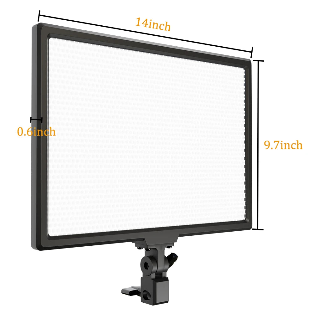 14'' LED Video Light Photography Selfie Dimmable Panel Lighting Photo