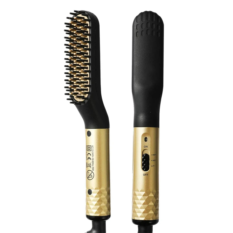 Men Beard Hair Straightening Brush