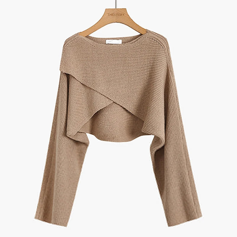 Short Pullovers Sweaters Autumn Winter