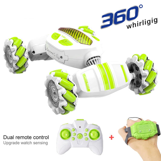 RC Stunt Car 4WD Double Remote Control 360° Degree Rotation