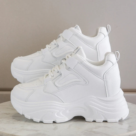 White  Women's Sneakers 2024