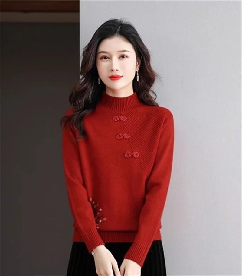 Women Sweater Warm Pullovers