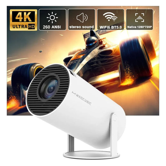 Projector HY300 Pro 4K Android 11 Dual Wifi6