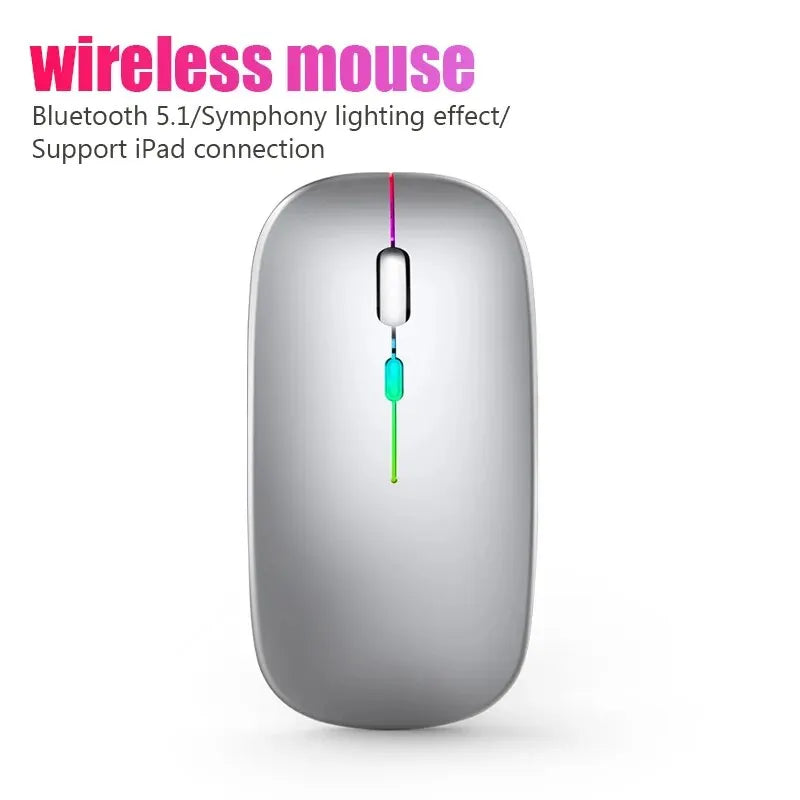 Wireless Mouse RGB Rechargeable