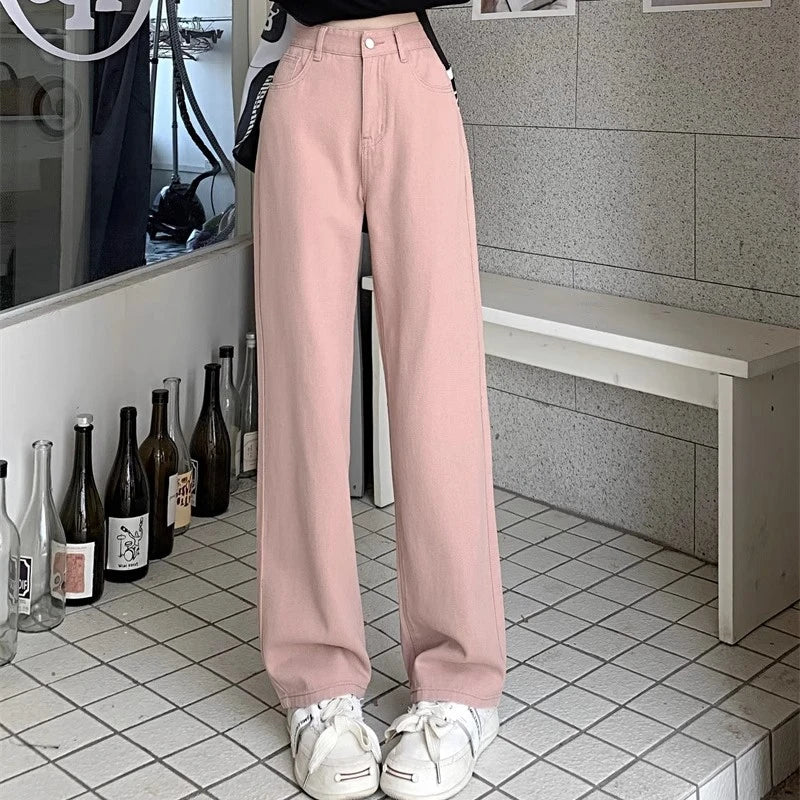 Woman Vintage Wide Leg Jeans