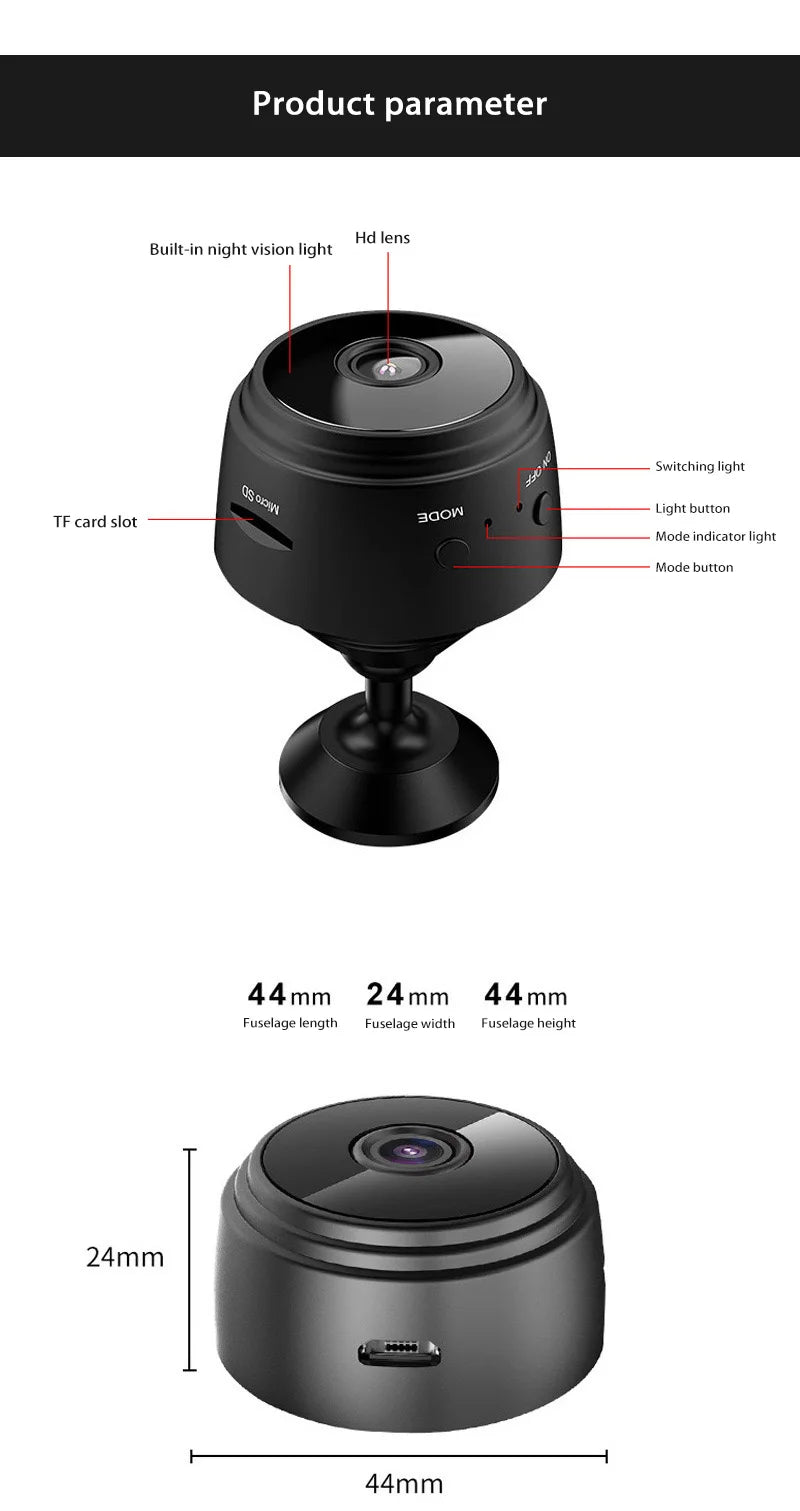 Mini Camera Original 1080P WiFi Monitoring Security Protection