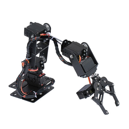 360 Degrees 6 DOF Robot Metal Alloy Mechanical Arm