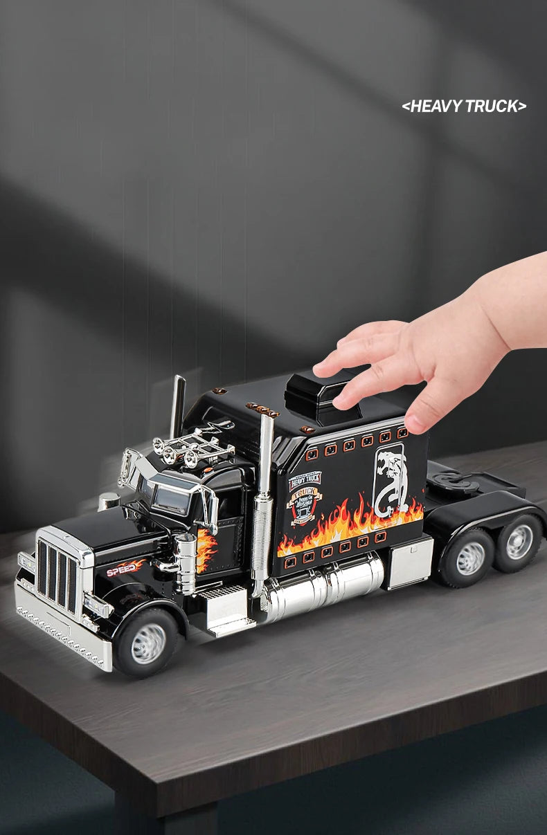 Peterbilt 389 Tractors Truck Alloy Model Car Toy