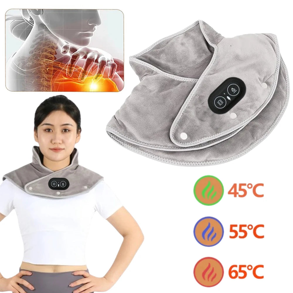 Electric Neck Pad Massager Heating Shoulder