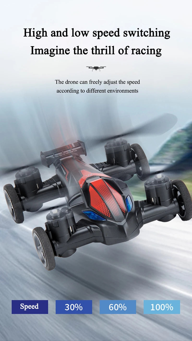 Land-Air Mini Drone Plane Aircraft Dual-Mode