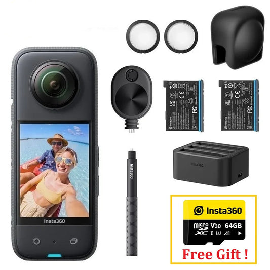 Insta360 X3 Action Camera 1800mAh Battery 5.7K Video 10M Waterproof