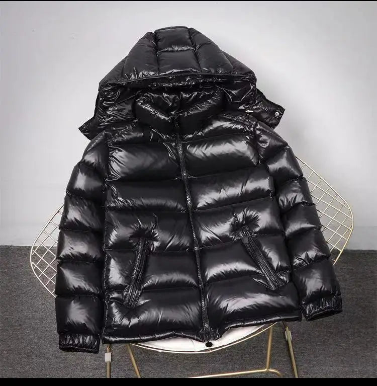 Men Down Jacket Coat Fashion Male Down Coat Hooded Men