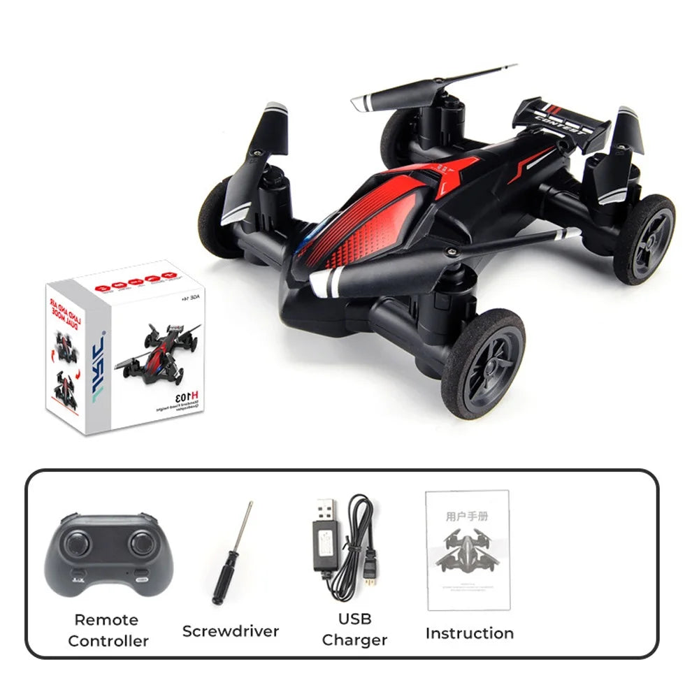 Land-Air Mini Drone Plane Aircraft Dual-Mode