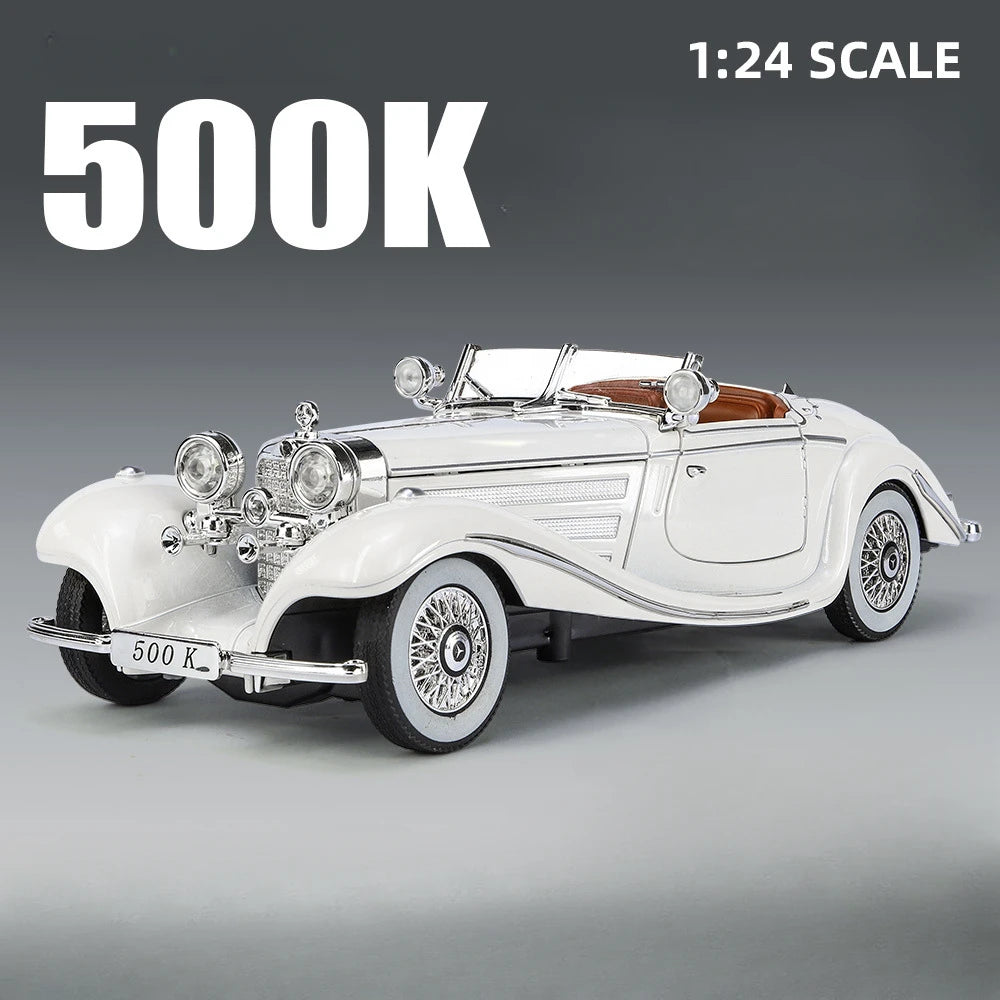 Scale 500K Vintage Car Model Toy