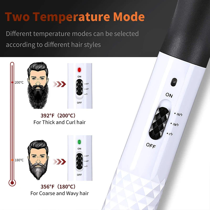 Men Beard Hair Straightening Brush