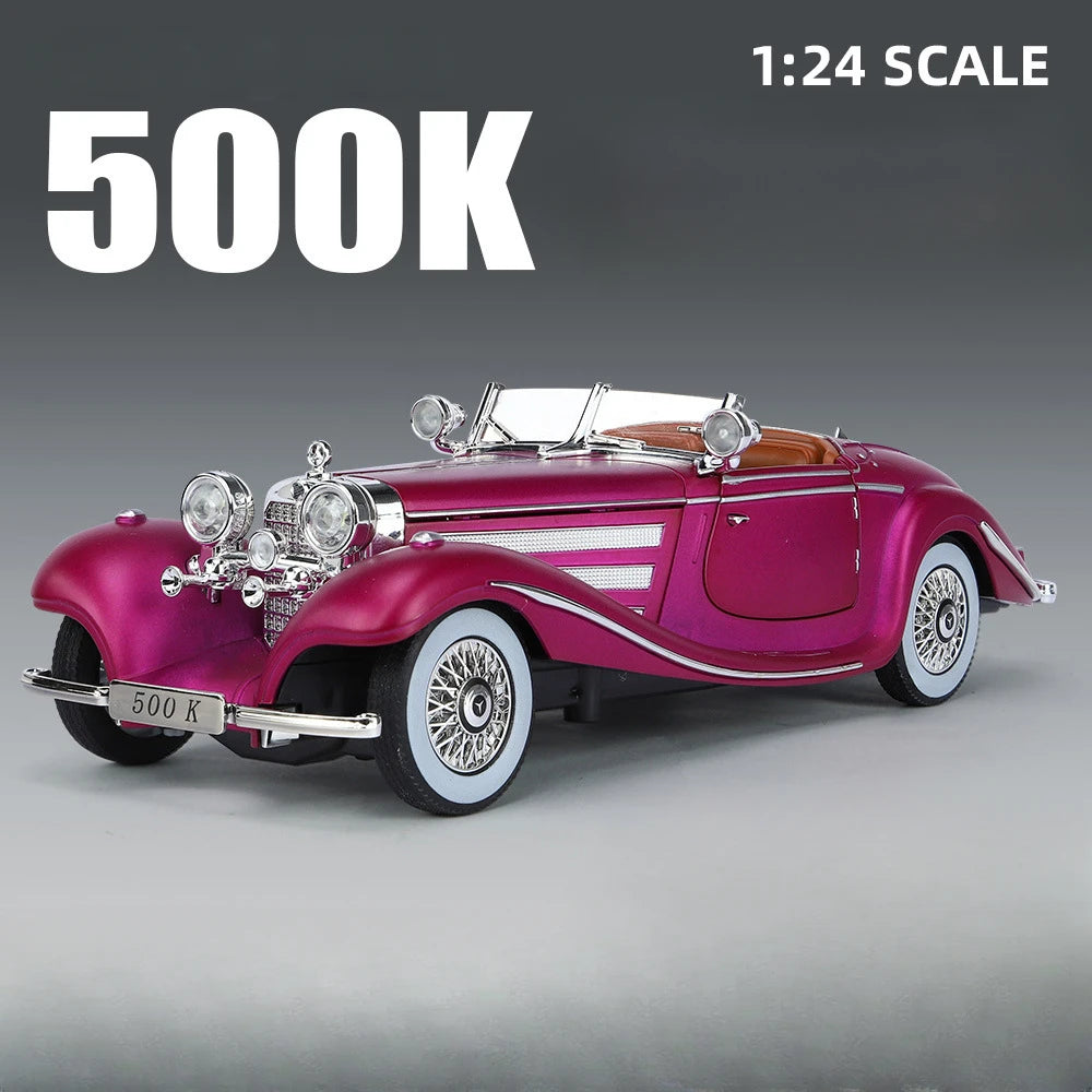 Scale 500K Vintage Car Model Toy