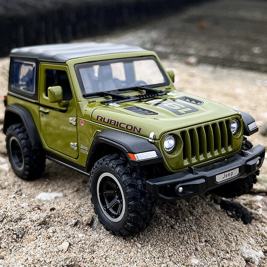 Jeep Wrangler Rubicon Off-Road Alloy Model Car Toy