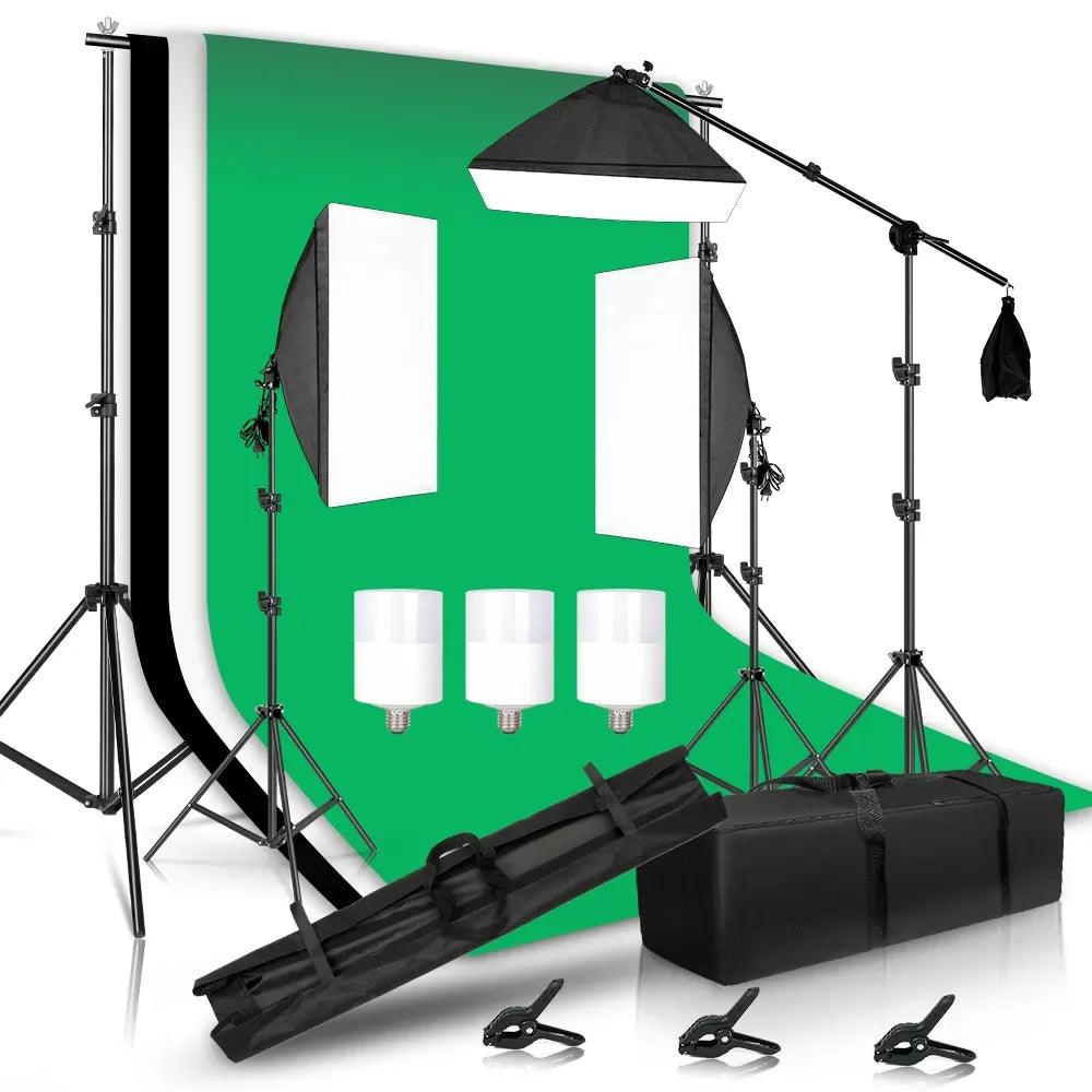 Photography Photo Studio Softbox Lighting Kit