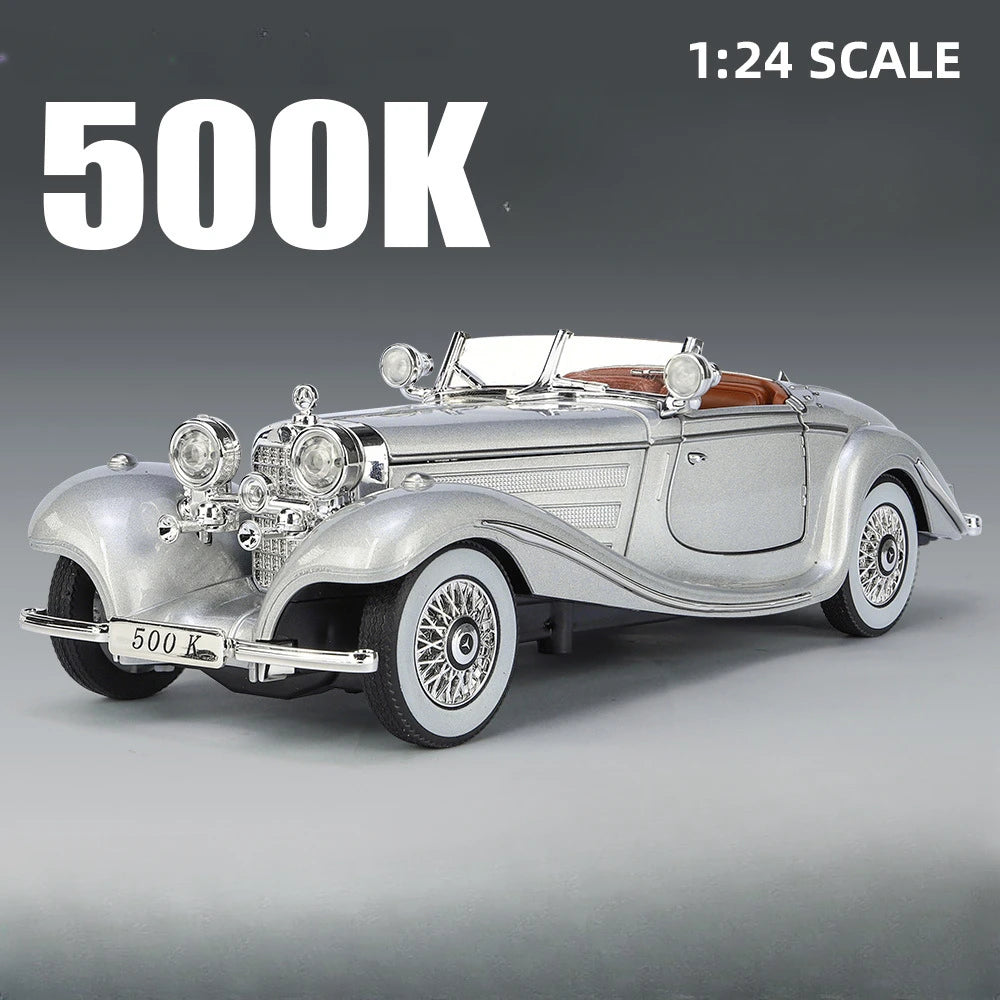 Scale 500K Vintage Car Model Toy