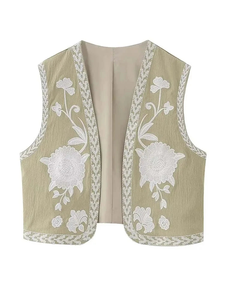 Vest Vintage Sleeveless Waistcoat