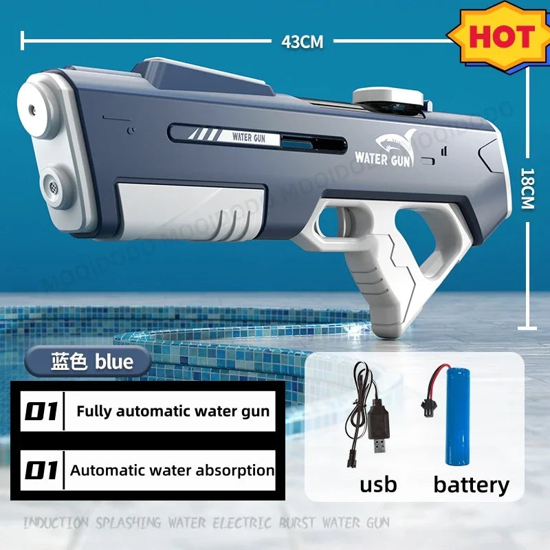 Automatic Water Gun Toys High pressure Big Capacity High-Tech Electric Water Blaster