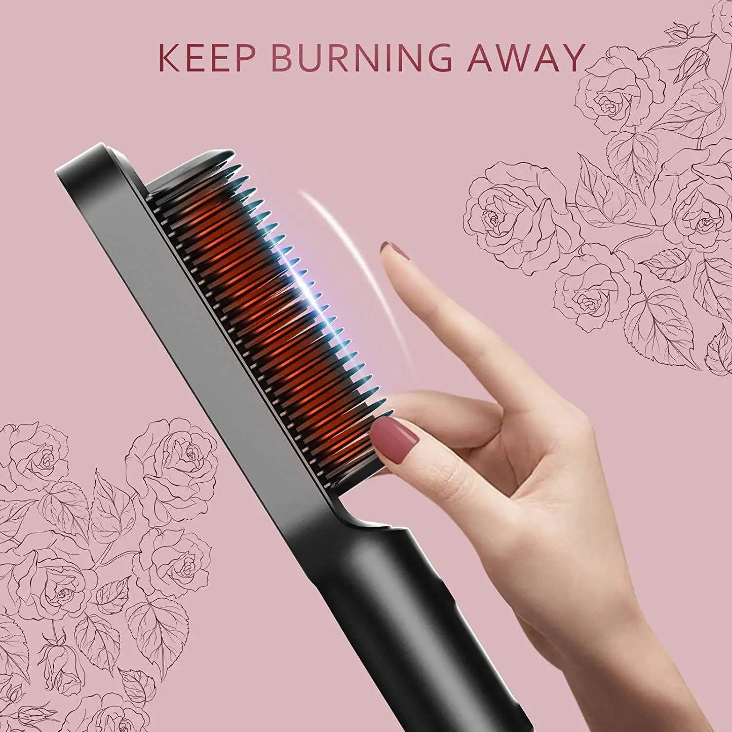 Mini Hair Straightener Hot Comb