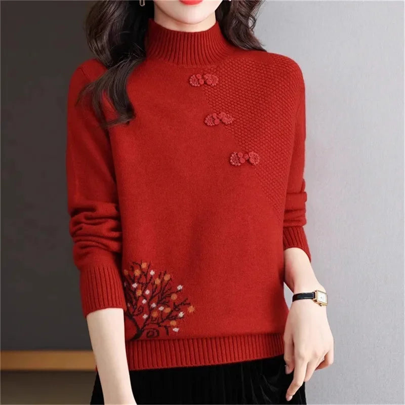 Women Sweater Warm Pullovers