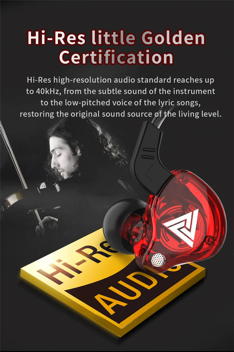 Copper Driver HiFi Wired Earphone