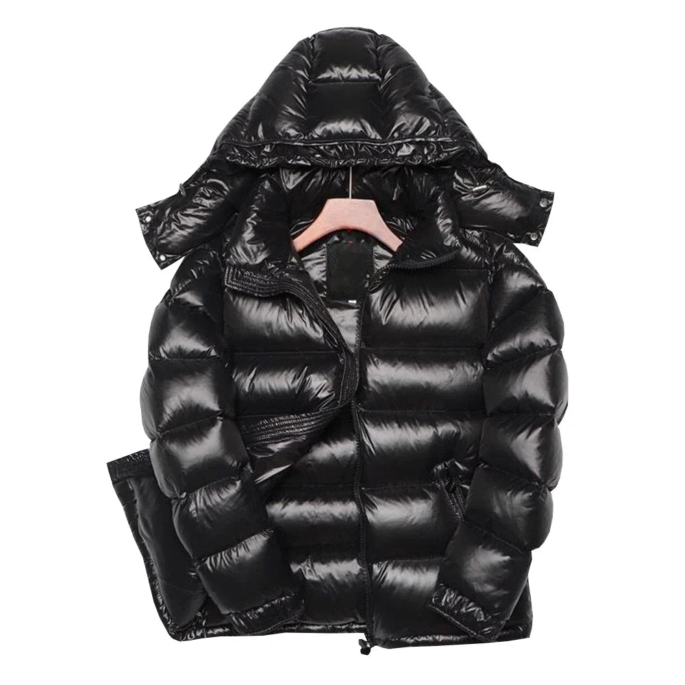 Men Down Jacket Coat Fashion Male Down Coat Hooded Men