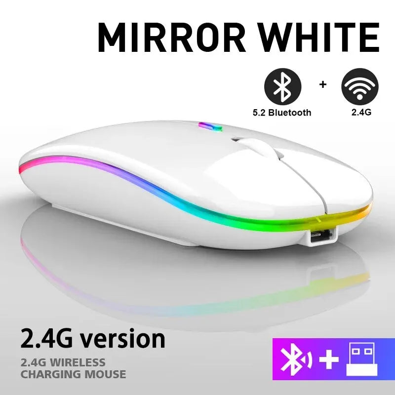 Wireless Mouse RGB Rechargeable