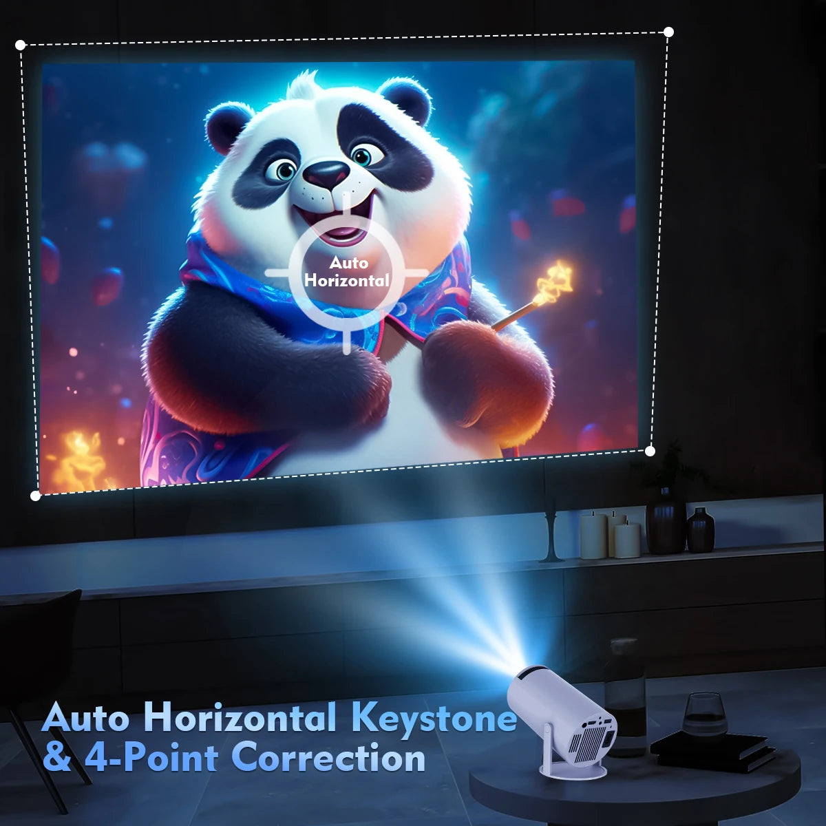 Projector HY300 Pro 4K Android 11 Dual Wifi6