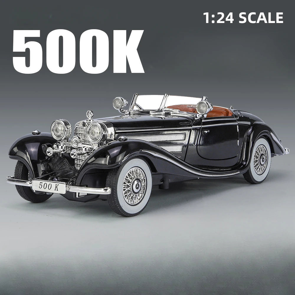 Scale 500K Vintage Car Model Toy