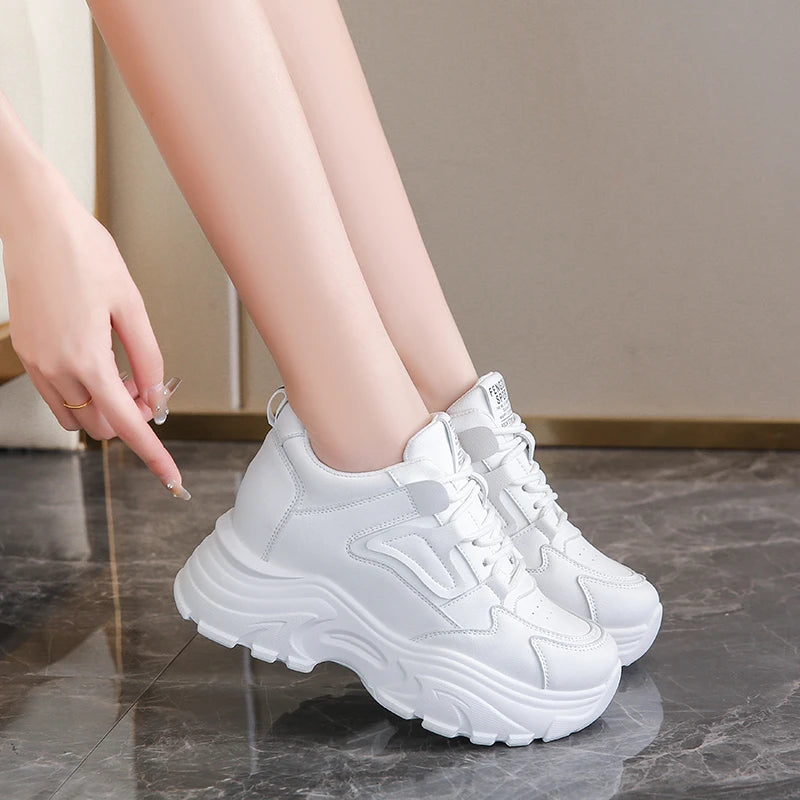 White  Women's Sneakers 2024