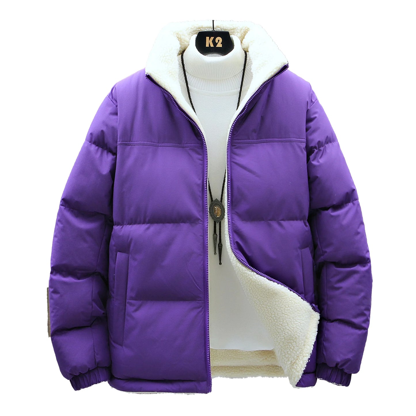 Winter Men Lamb Wool Outdoor Jackets