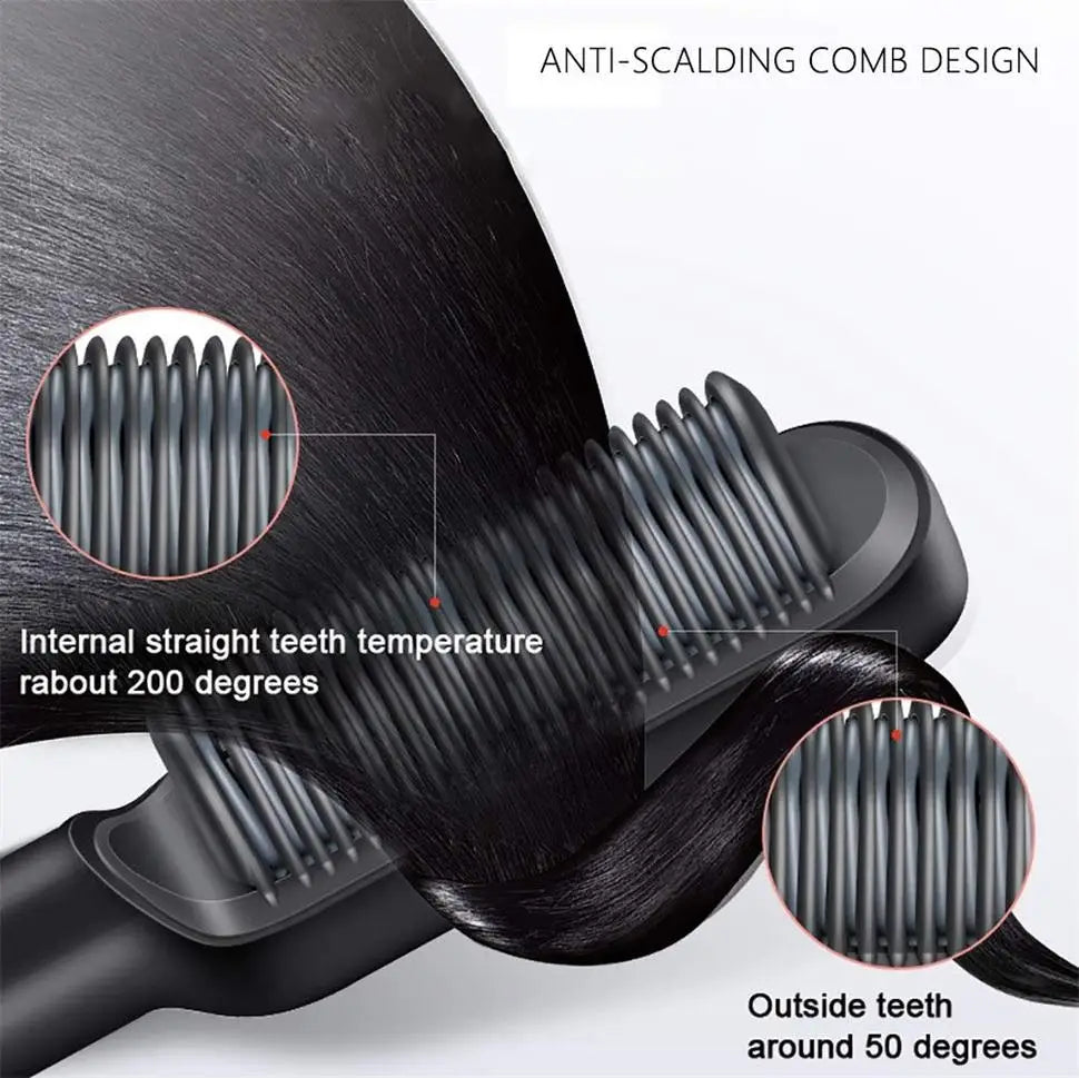 Mini Hair Straightener Hot Comb