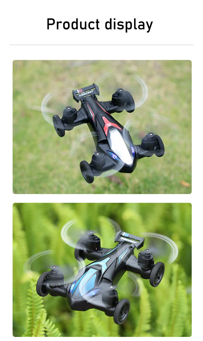 Land-Air Mini Drone Plane Aircraft Dual-Mode