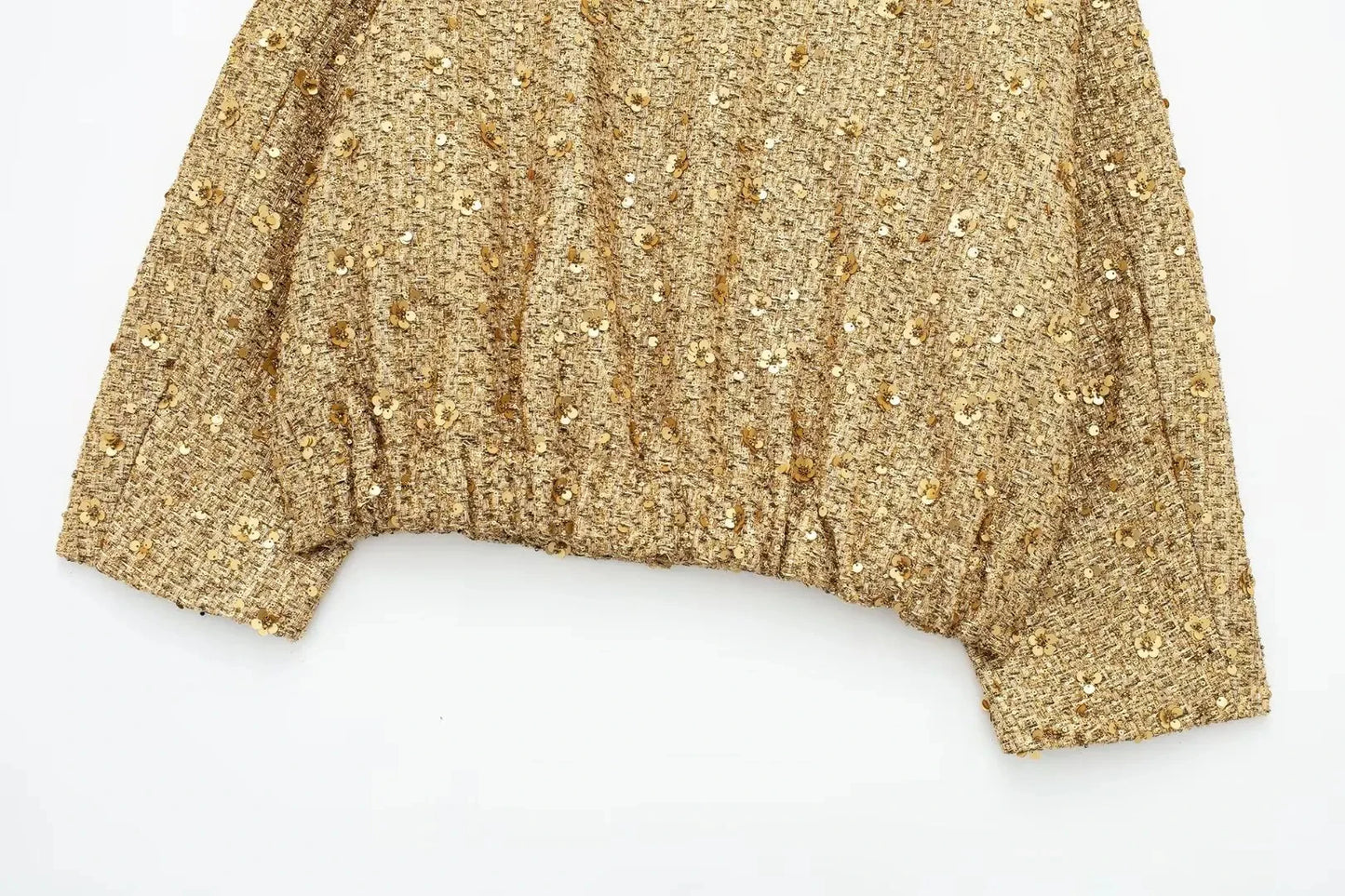 Women Fashion Shiny Sequin Jacket