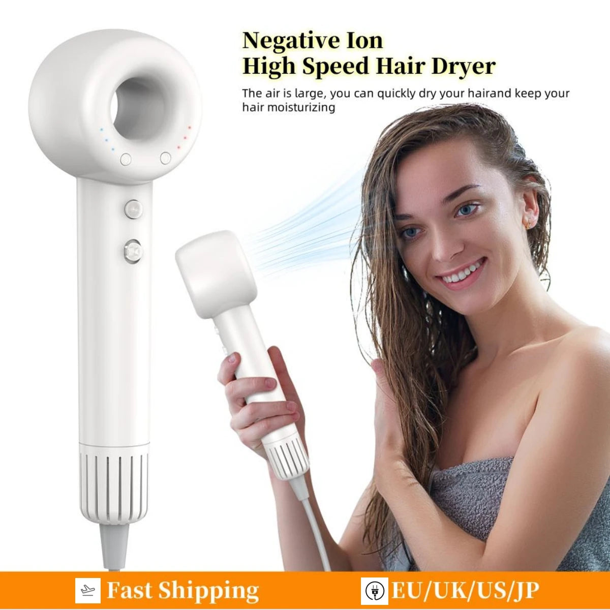 High Speed Hair Dryer Women Men Professional Salon